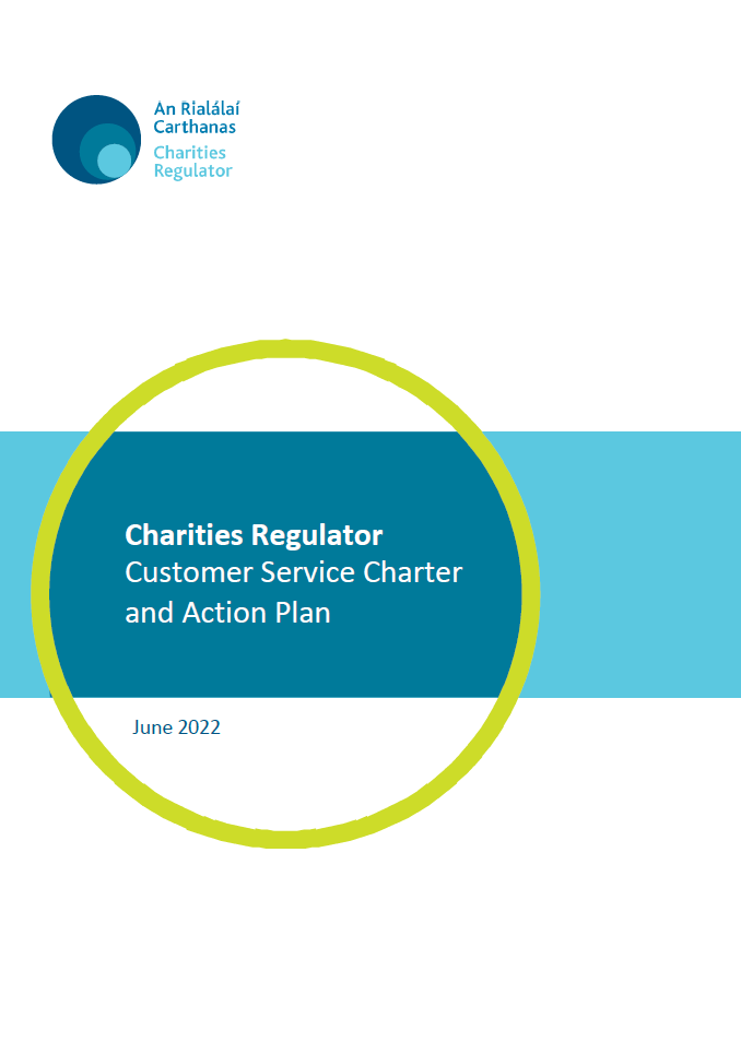 Customer Service charter and actions plan cover