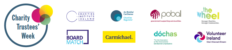 Charity Trustees week logo with all partner logos